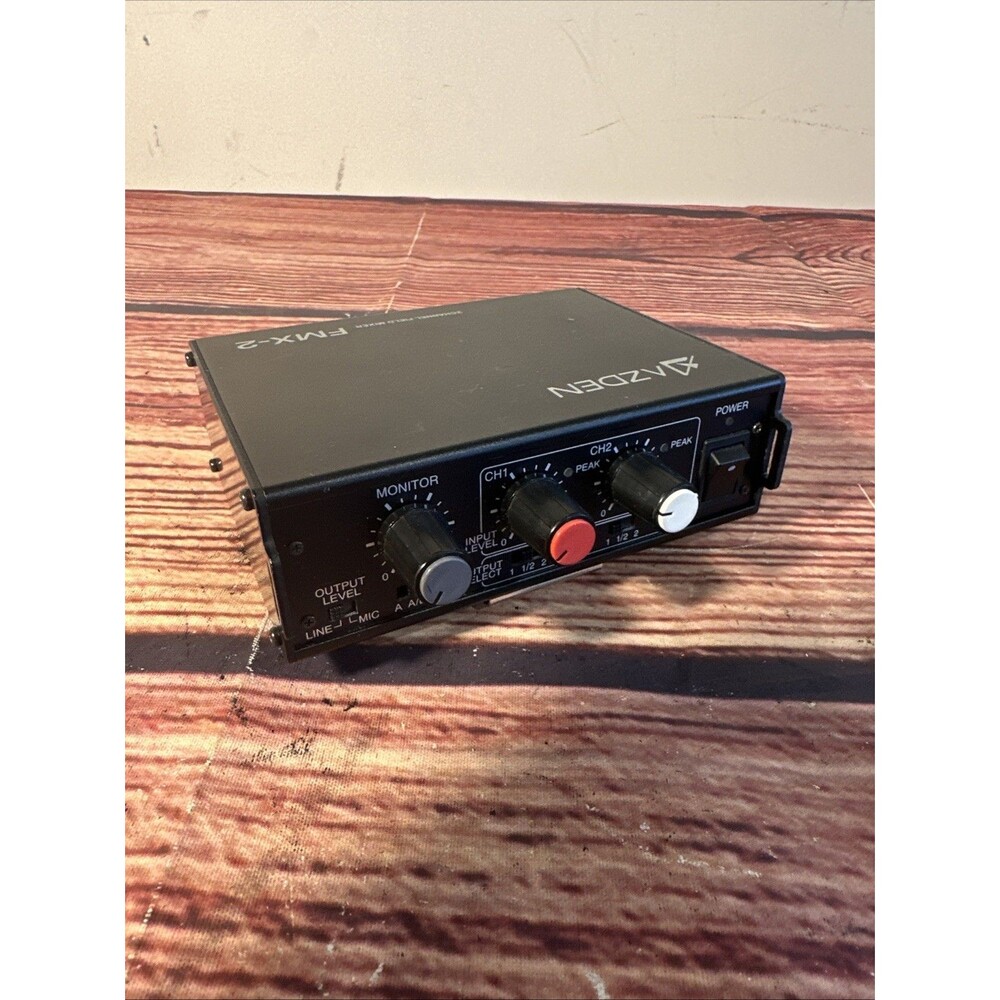 Azden FMX-2 2 Channel Field Mixer - TESTED - Picture 7 of 9